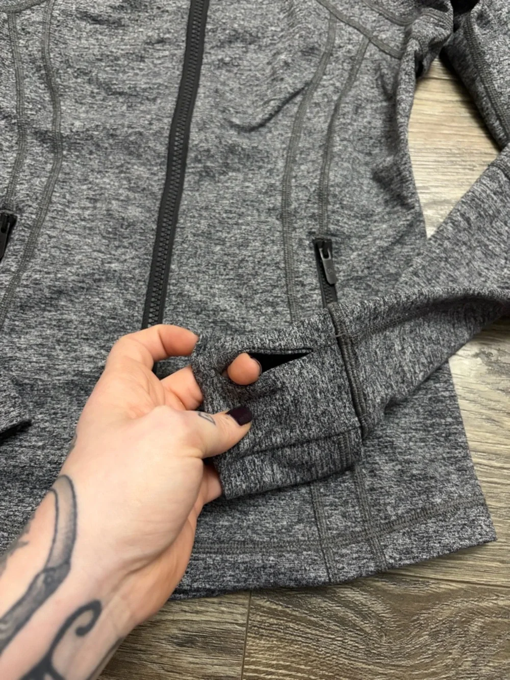 Lululemon Define Jacket *Luon (Heathered Black) Size 6